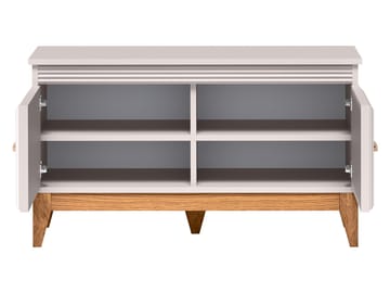 Zeylor Skoskåp 92 cm - beige med naturek och guld-kopparfärgade detaljer - Förvaring - Sko- & klädförvaring - Skoförvaring