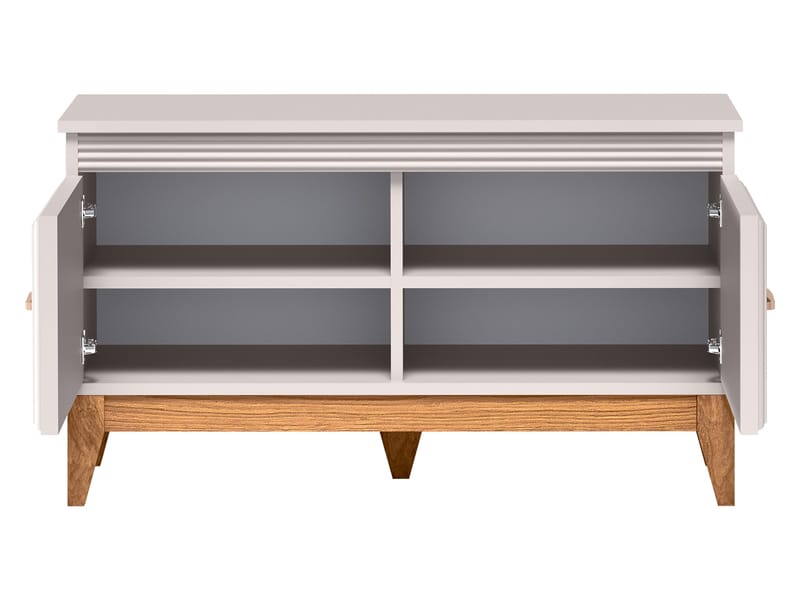Zeylor Skoskåp 92 cm - beige med naturek och guld-kopparfärgade detaljer - Förvaring - Sko- & klädförvaring - Skoförvaring
