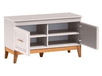 Zeylor Skoskåp 92 cm - beige med naturek och guld-kopparfärgade detaljer - Förvaring - Sko- & klädförvaring - Skoförvaring