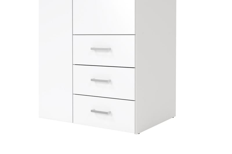 Space Garderob 116x200 cm - Vit - Förvaring - Sko- & klädförvaring - Garderober & garderobssystem