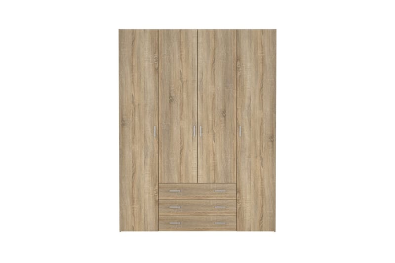 Space Garderob 154x200 cm - Natur - Förvaring - Sko- & klädförvaring - Garderober & garderobssystem