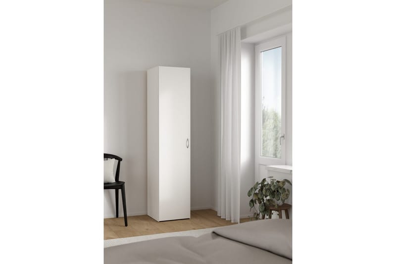 Space Garderob 39x175 cm - Vit - Förvaring - Sko- & klädförvaring - Garderober & garderobssystem