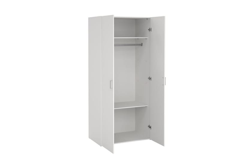 Space Garderob 78x175 cm - Vit - Förvaring - Sko- & klädförvaring - Garderober & garderobssystem