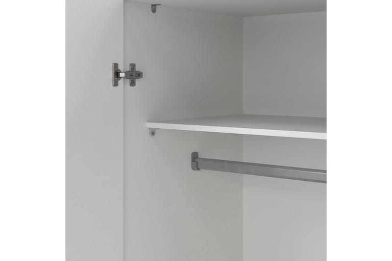 Space Garderob 78x175 cm - Vit - Förvaring - Sko- & klädförvaring - Garderober & garderobssystem