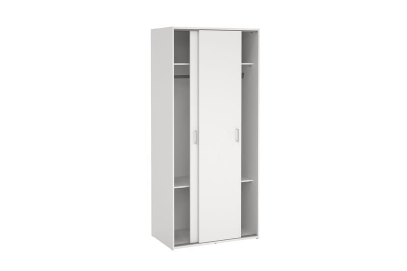 Space Garderob 78x175 cm - Vit - Förvaring - Sko- & klädförvaring - Garderober & garderobssystem