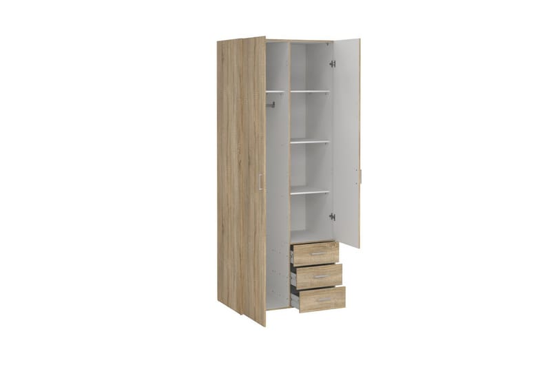Space Garderob 78x200 cm - Natur - Förvaring - Sko- & klädförvaring - Garderober & garderobssystem