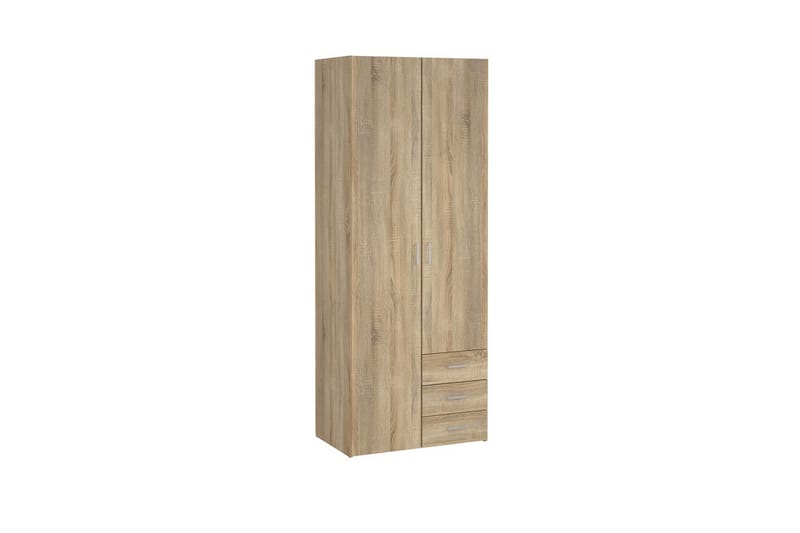 Space Garderob 78x200 cm - Natur - Förvaring - Sko- & klädförvaring - Garderober & garderobssystem