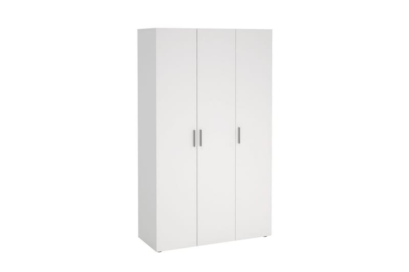 Suntia Garderob 118x201 cm - Vit - Förvaring - Sko- & klädförvaring - Garderober & garderobssystem
