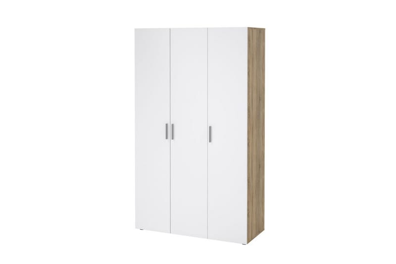 Suntia Garderob 118x201 cm - Vit/Natur - Förvaring - Sko- & klädförvaring - Garderober & garderobssystem