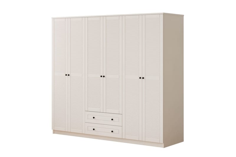 Sylvenor Garderob 210x210 cm, Matt Vit