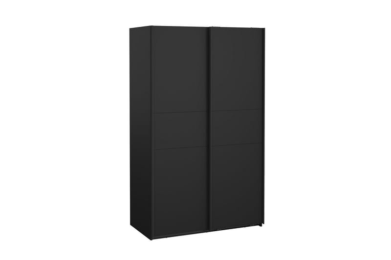 Takeru Garderob 119x200 cm - Svart - Förvaring - Sko- & klädförvaring - Garderober & garderobssystem