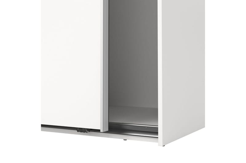 Takeru Garderob 119x200 cm - Vit - Förvaring - Sko- & klädförvaring - Garderober & garderobssystem