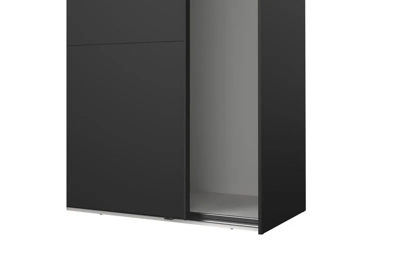 Takeru Garderob 179x200 cm - Svart - Förvaring - Sko- & klädförvaring - Garderober & garderobssystem