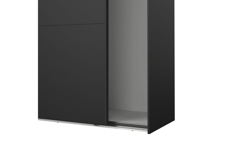 Takeru Garderob 179x200 cm - Svart - Förvaring - Sko- & klädförvaring - Garderober & garderobssystem