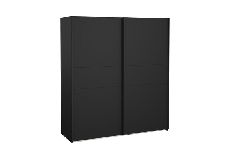 Takeru Garderob 179x200 cm - Svart - Förvaring - Sko- & klädförvaring - Garderober & garderobssystem