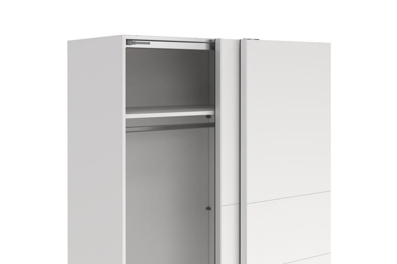 Takeru Garderob 179x200 cm - Vit - Förvaring - Sko- & klädförvaring - Garderober & garderobssystem