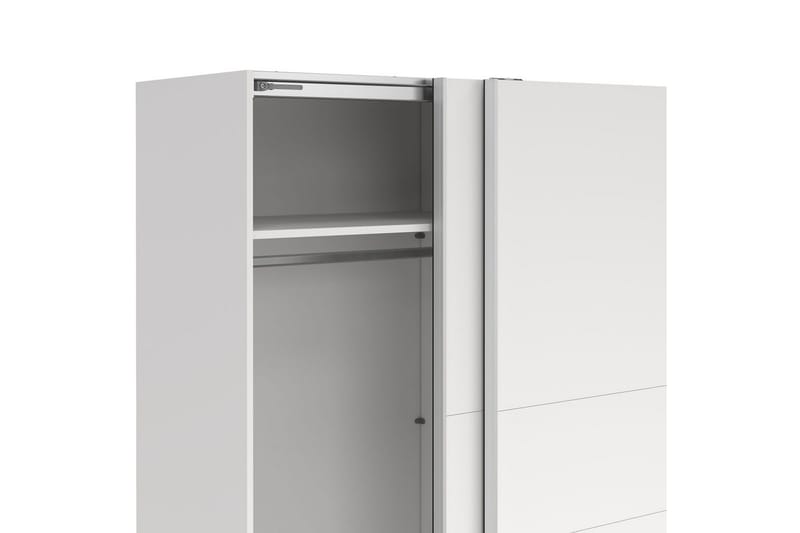 Takeru Garderob 179x200 cm - Vit - Förvaring - Sko- & klädförvaring - Garderober & garderobssystem