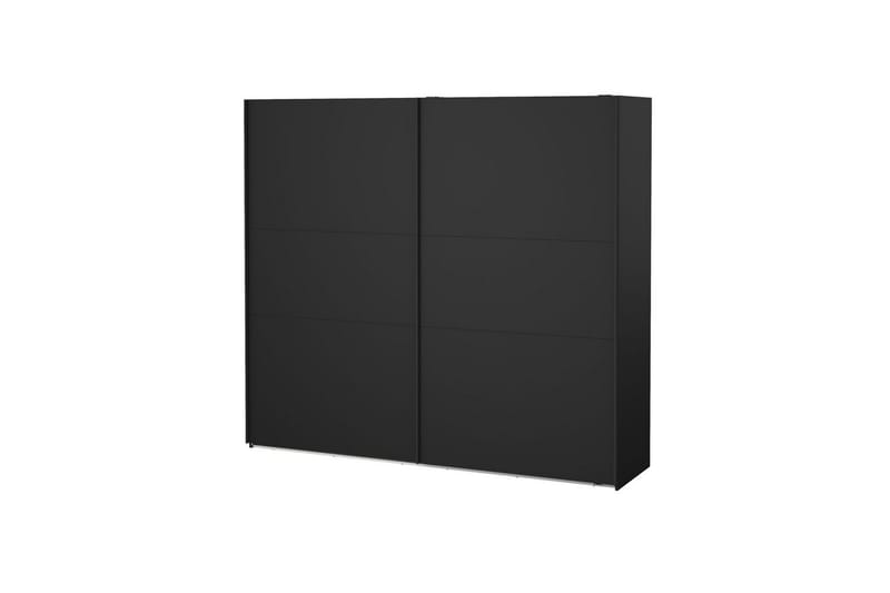 Takeru Garderob 244x221 cm - Svart - Förvaring - Sko- & klädförvaring - Garderober & garderobssystem