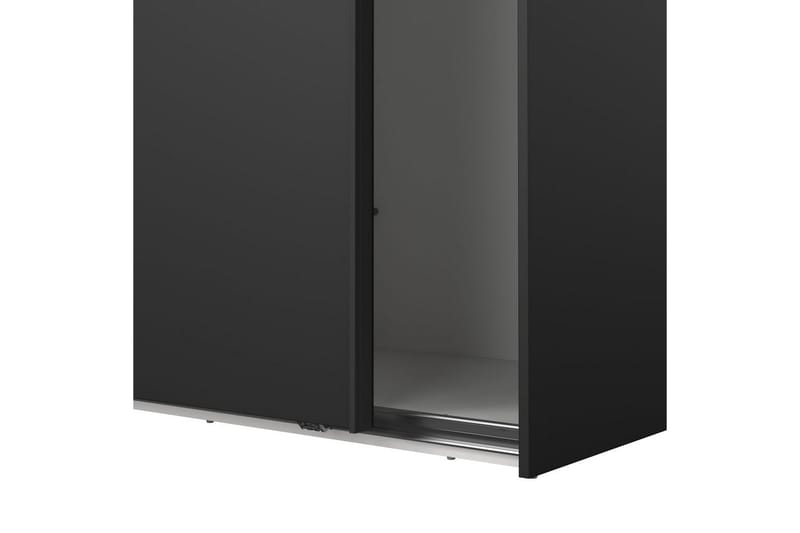 Takeru Garderob 244x221 cm - Svart - Förvaring - Sko- & klädförvaring - Garderober & garderobssystem