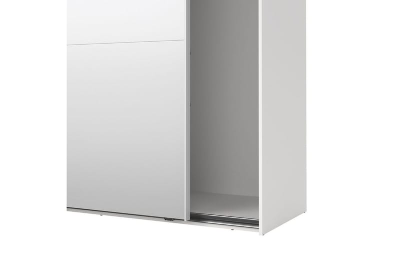 Takeru Garderob med Spegel 179x200 cm - Vit - Förvaring - Sko- & klädförvaring - Garderober & garderobssystem