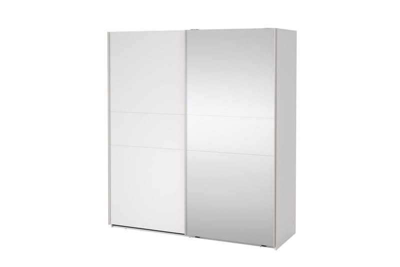 Takeru Garderob med Spegel 179x200 cm, Vit