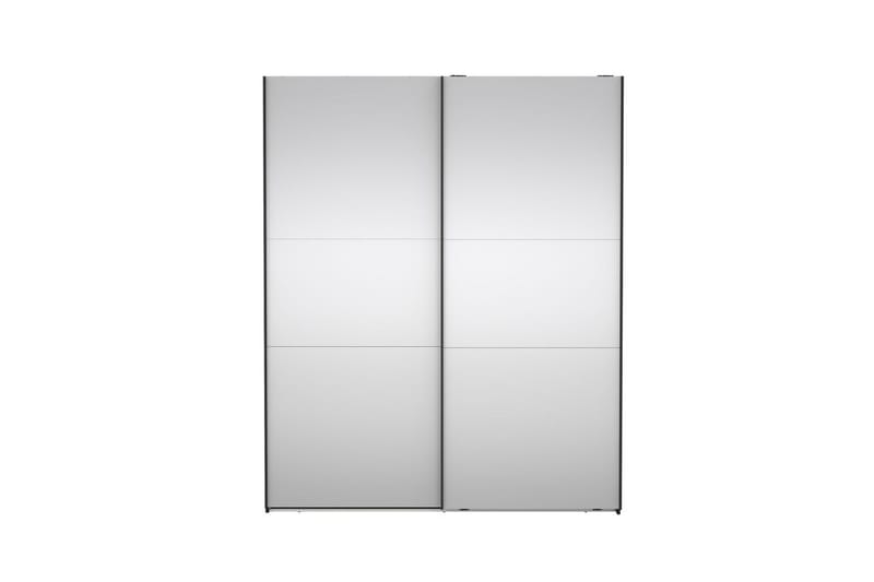 Takeru Garderob med Spegel 179x220 cm - Svart - Förvaring - Sko- & klädförvaring - Garderober & garderobssystem