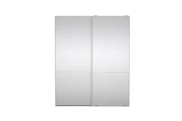 Takeru Garderob med Spegel 179x220 cm - Vit - Förvaring - Sko- & klädförvaring - Garderober & garderobssystem