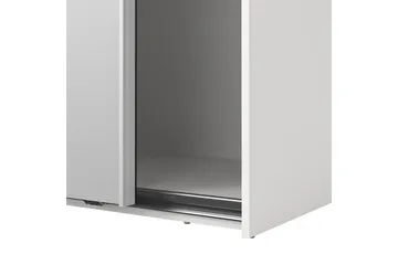 Takeru Garderob med Spegel 179x220 cm - Vit - Förvaring - Sko- & klädförvaring - Garderober & garderobssystem