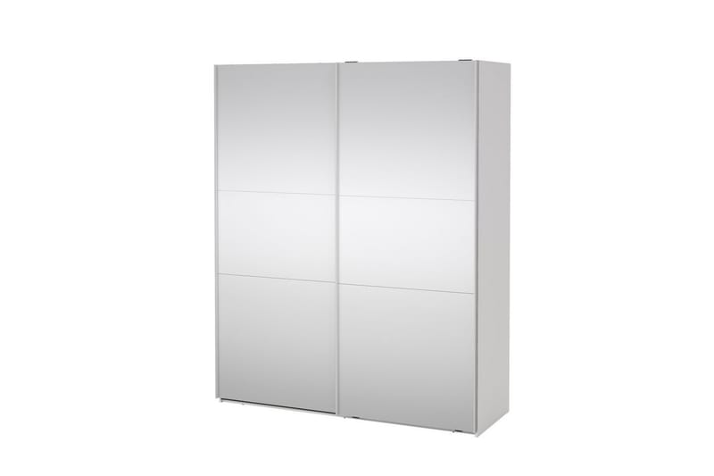 Takeru Garderob med Spegel 179x220 cm - Vit - Förvaring - Sko- & klädförvaring - Garderober & garderobssystem