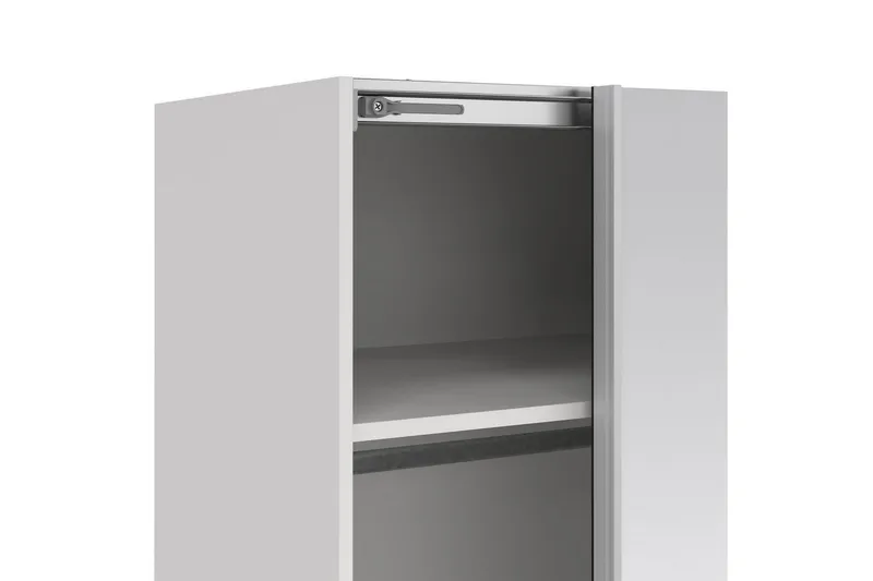 Takeru Garderob med Spegel 179x220 cm - Vit - Förvaring - Sko- & klädförvaring - Garderober & garderobssystem