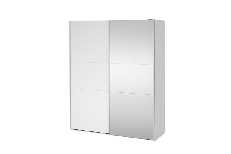 Takeru Garderob med Spegel 179x221 cm - Vit - Förvaring - Sko- & klädförvaring - Garderober & garderobssystem