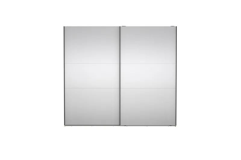 Takeru Garderob med Spegel 244x220 cm - Natur - Förvaring - Sko- & klädförvaring - Garderober & garderobssystem