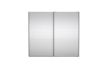 Takeru Garderob med Spegel 244x220 cm - Natur - Förvaring - Sko- & klädförvaring - Garderober & garderobssystem