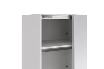 Takeru Garderob med Spegel 244x220 cm - Vit - Förvaring - Sko- & klädförvaring - Garderober & garderobssystem
