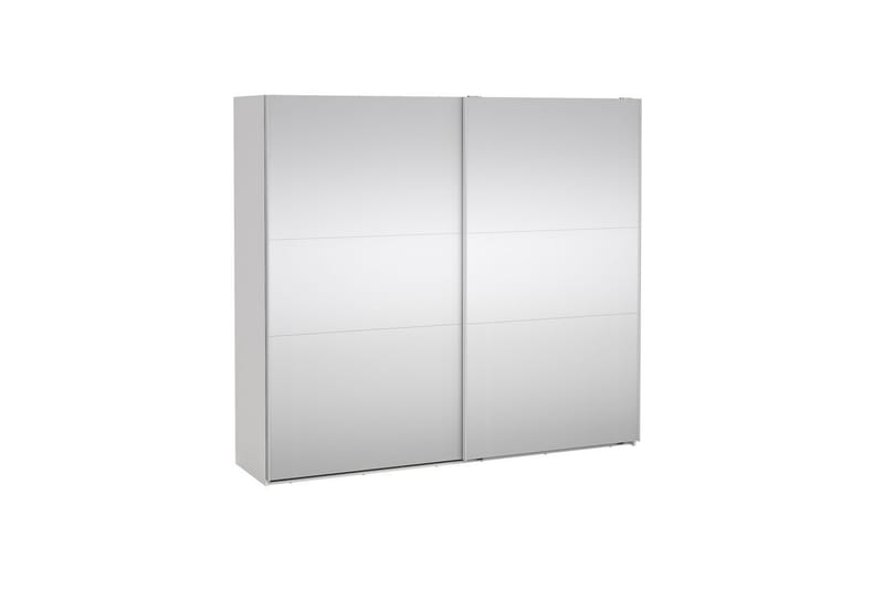 Takeru Garderob med Spegel 244x220 cm - Vit - Förvaring - Sko- & klädförvaring - Garderober & garderobssystem