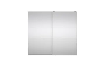 Takeru Garderob med Spegel 244x220 cm - Vit - Förvaring - Sko- & klädförvaring - Garderober & garderobssystem