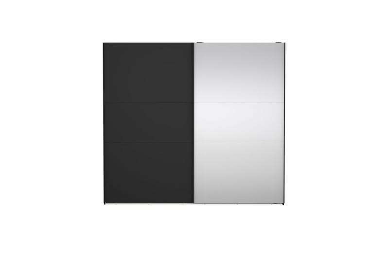 Takeru Garderob med Spegel 244x221 cm - Askgrå - Förvaring - Sko- & klädförvaring - Garderober & garderobssystem