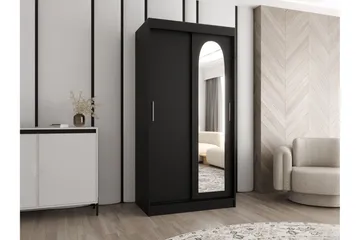 Tallmo Garderob m. Spegel 100x200 cm - Förvaring - Sko- & klädförvaring - Garderober & garderobssystem
