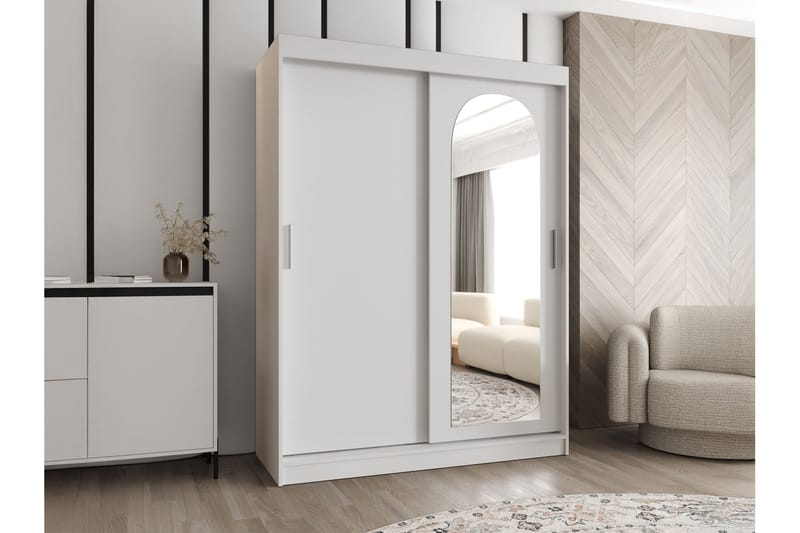 Tallmo Garderob m. Spegel 150x200 cm - Förvaring - Sko- & klädförvaring - Garderober & garderobssystem