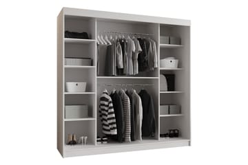 Tallmo Garderob m. Spegel 200x200 cm - Förvaring - Sko- & klädförvaring - Garderober & garderobssystem