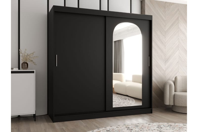 Tallmo Garderob m. Spegel 200x200 cm - Förvaring - Sko- & klädförvaring - Garderober & garderobssystem