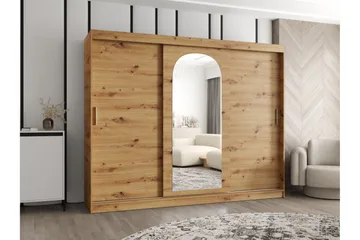 Tallmo Garderob m. Spegel 250x200 cm - Förvaring - Sko- & klädförvaring - Garderober & garderobssystem