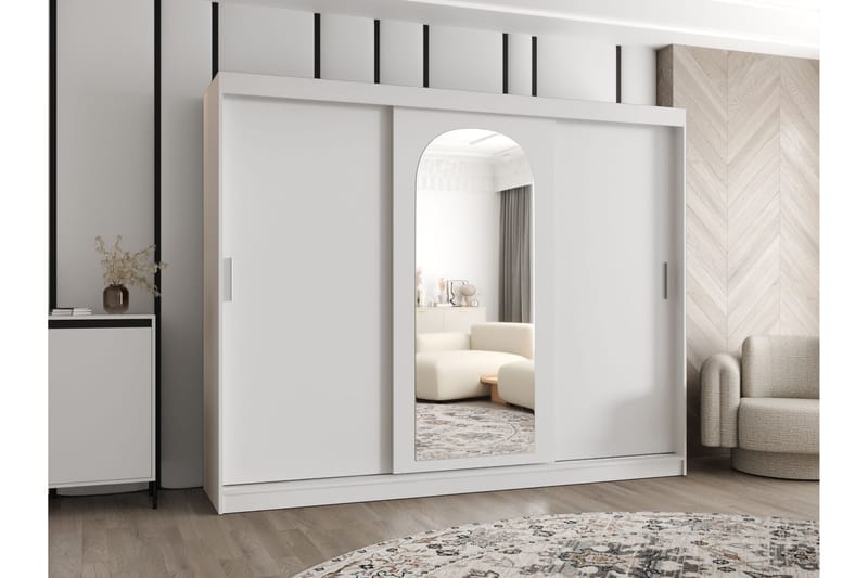 Tallmo Garderob m. Spegel 250x200 cm - Förvaring - Sko- & klädförvaring - Garderober & garderobssystem