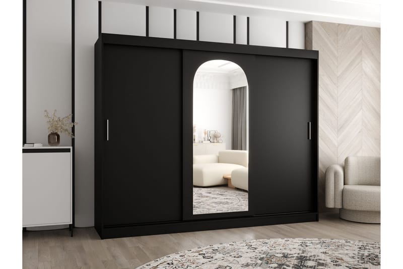 Tallmo Garderob m. Spegel 250x200 cm - Förvaring - Sko- & klädförvaring - Garderober & garderobssystem