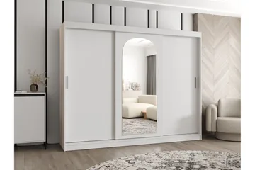 Tallmo Garderob m. Spegel 250x200 cm - Förvaring - Sko- & klädförvaring - Garderober & garderobssystem