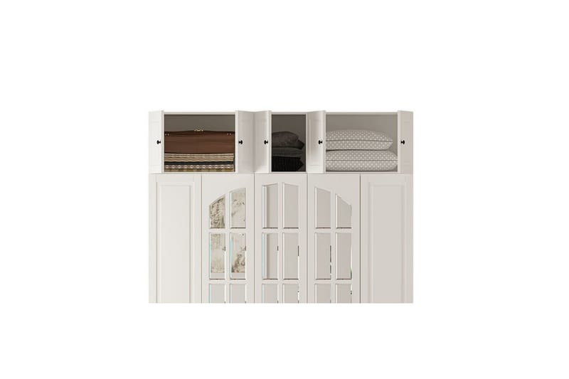 Talren Garderob 175x210 cm - Matt Vit - Förvaring - Skåp - Garderobsskåp