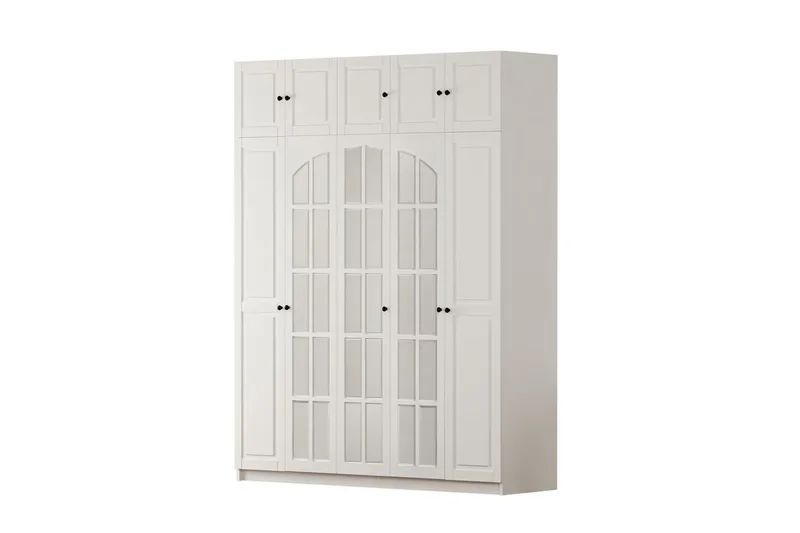 Talren Garderob 175x240 cm - Matt Vit - Förvaring - Skåp - Garderobsskåp