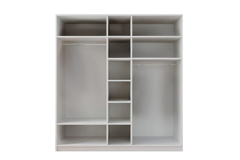 Talren Garderob 175x240 cm - Matt Vit - Förvaring - Skåp - Garderobsskåp