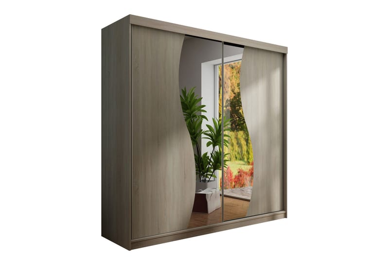 TOP Garderob 200x62x200 cm - Beige - Garderober & garderobssystem