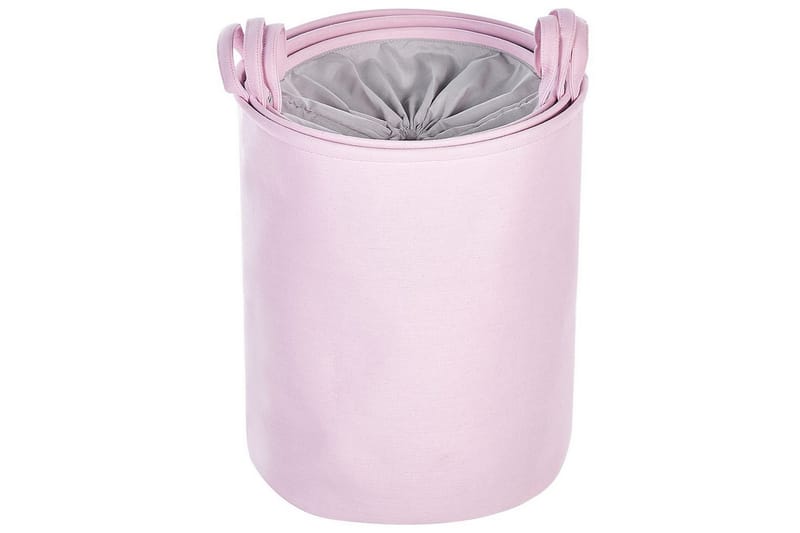 Tvättkorgar Archa set om 3 Rosa/grå - Rosa/grå - Förvaring - Sko- & klädförvaring - Tvättkorgar